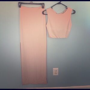 Gorgeous Alice & Olivia 2 piece nude set